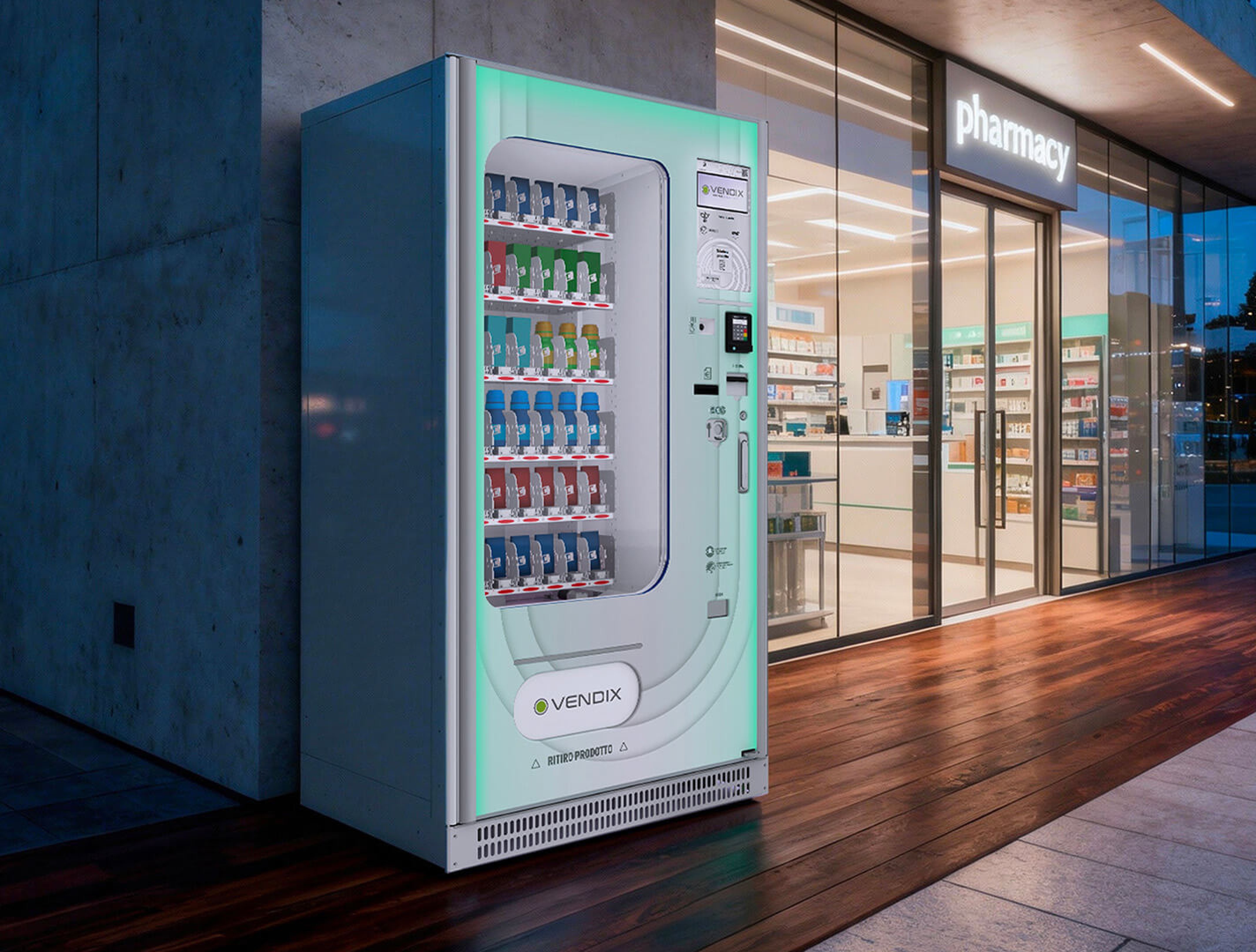 Vendix: Distributori automatici per farmacie e tabacchi H24